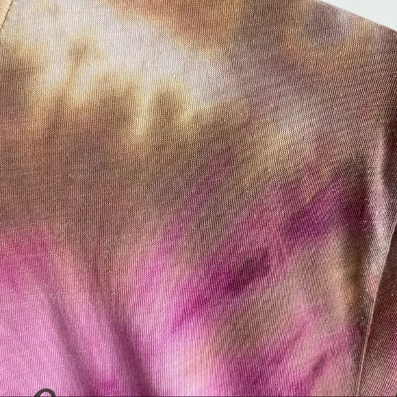 Handmade Fur Mama Tie Dye Tee Womens Small Medium Dog Mom Tshirt Reflective - Picture 10 of 15